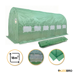 Плівка для теплиці LEOBRO 18м2 армована (LB-GC133-GRN) 8831 фото