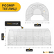 Посилена садова теплиця парник LEOBRO Garden 18м2 White (LB-18M25W) 8840 фото 2