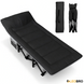 Туристична похідна розкладачка з вбудованим матрацом LEOBRO Black (LB-CC-K1-BLK) 9129 фото 1